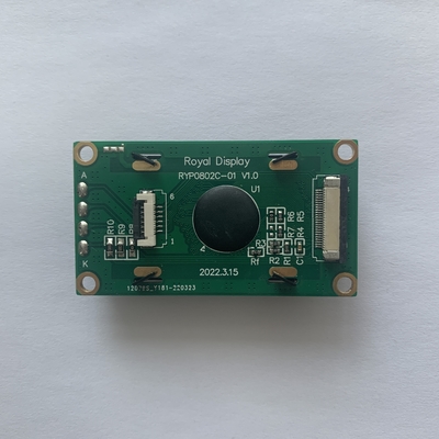 STN Geel Groen 8*2 LCD-module NT7066U 0802 Tekens LCD-display