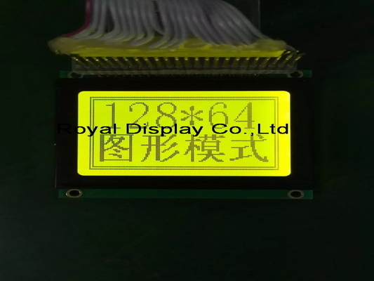 128*64 Grafische LCD-module met achtergrondverlichting met AT0107/AT0108 Driver 20 pin industriële display