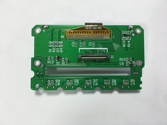 120*32 Grafische LCD-module Stn Positief Geel/Groen Transflectief Sbn1661 met achtergrondverlichting 6h