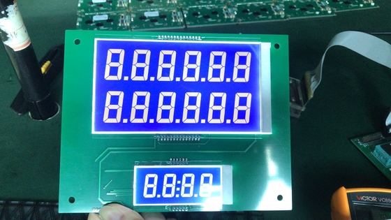 DFSTN LCD-module voor brandstofdispenser industriële display superbreed temperatuur transmittief negatief aanpasbaar