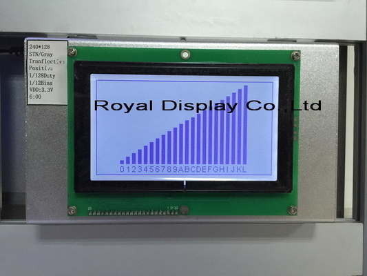 240*128 Grafische FSTN LCD-module met PCB T6963C breedtemperatuur industrieel display