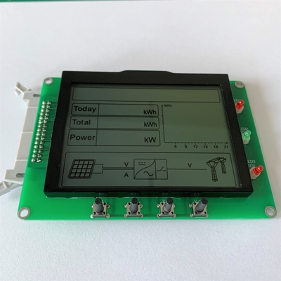 128 * 16 punten FSTN Customized LCD Module 6H met ST7565P Wide Temperature voor UPS Photovoltaic Inverter