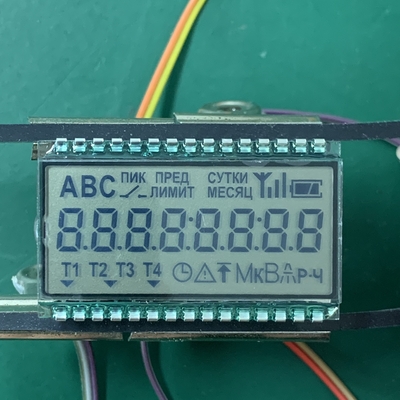 TN LCD-module 2.8v -40 graden Celsius transflectieve positieve 64Hz energiemeter