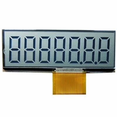 Kleine grootte segment TN FFC LCD-module Monochroom transflectief positief scherm