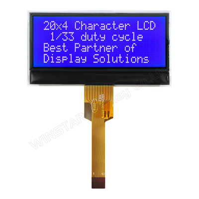 20*4 FSTN Monochroom I2C Wide Temperature LCD Module Winstar vervanging