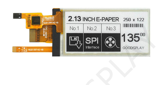 2.13' 250*122 zwart-wit ESL-prijslabel E-papier display