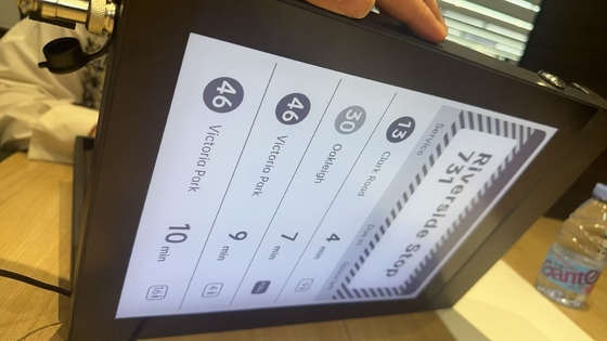 13.3'' monochroom E-papier display bus stop teken ondersteuning aanpassing