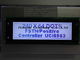 Van het ControlemechanismeGraphic LCD van de douanegrootte 240X64 STN Parallel FFC UC1611s Zwart-wit de Module Periodiek Radertje