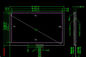 350cd/m2 4.3in het Weerstand biedende Aanrakingslcd Comité CDG8671-7.0 IPS LCD Scherm