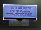19264 puntenlcd van het Moduleradertje de Monova LCD Grafische Vertoning RY19264 van Transflective