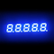 Blauw die van de LEIDENE Gemeenschappelijke Kathode 0,28“ 5 Cijfer 200mcd uitzenden Segmentvertoning