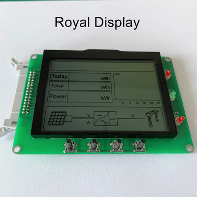 128X16dots pictogramfstn Transflective Positieve 1/65duty 1/9bias Grafische LCD Vertoning