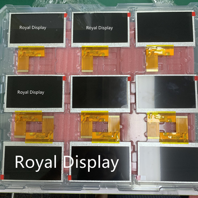 RGB TFT LCD Module 4,3 Duim 480×272 van LVDS met de Interface van 4W Spi
