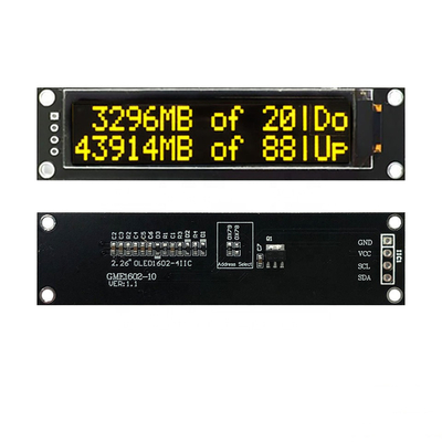 1602 Module van de RADERTJE de Periodieke I2c Lcd Vertoning met Facultatieve Taal